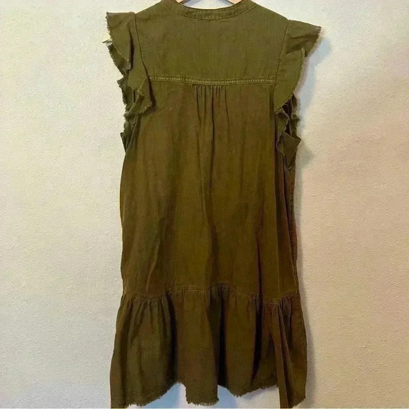 PILCRO - Green Cap Sleeve Dress - Picture 5 of 7